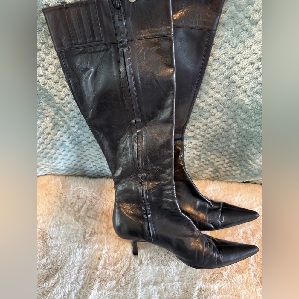 Banana Republic Black Heeled Boots